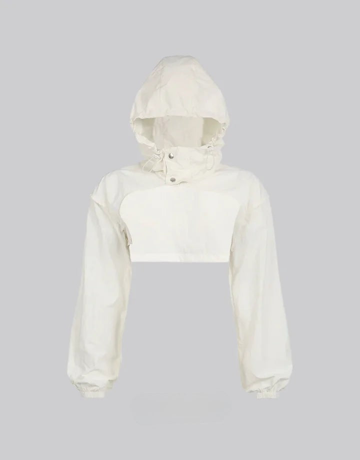 shop and buy Korean Style Stacked Shawl Jacket