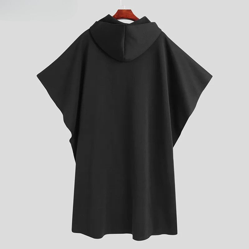 shop and buy Minimalist Cyberpunk Hooded Cape