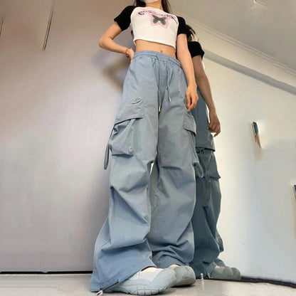 shop and buy womens Loose Drawstring Cargo Bottoms