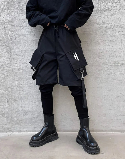 shop and buy Men's Layered Tactical Cargo Shorts