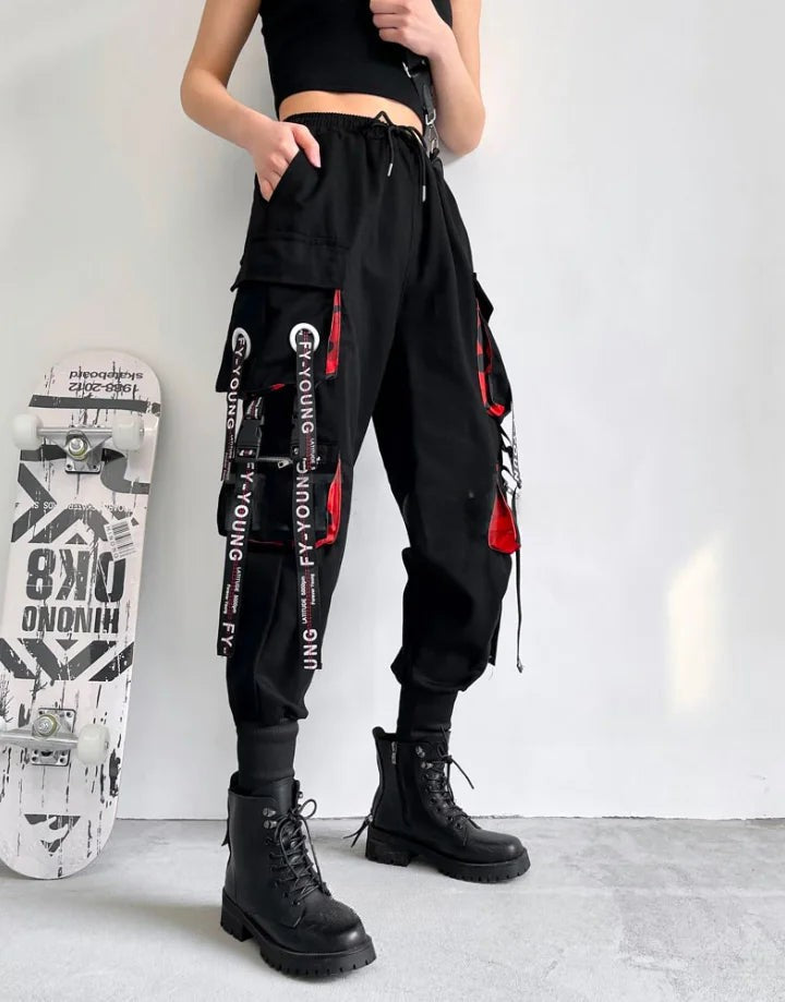 shop and buy Synapse Strapped cargo trousers Women