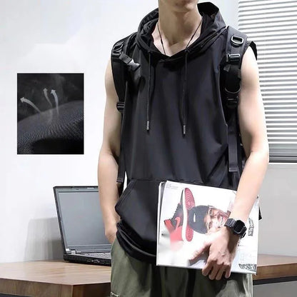 shop and buy Umbra-X Hooded Sleeveless Shirt