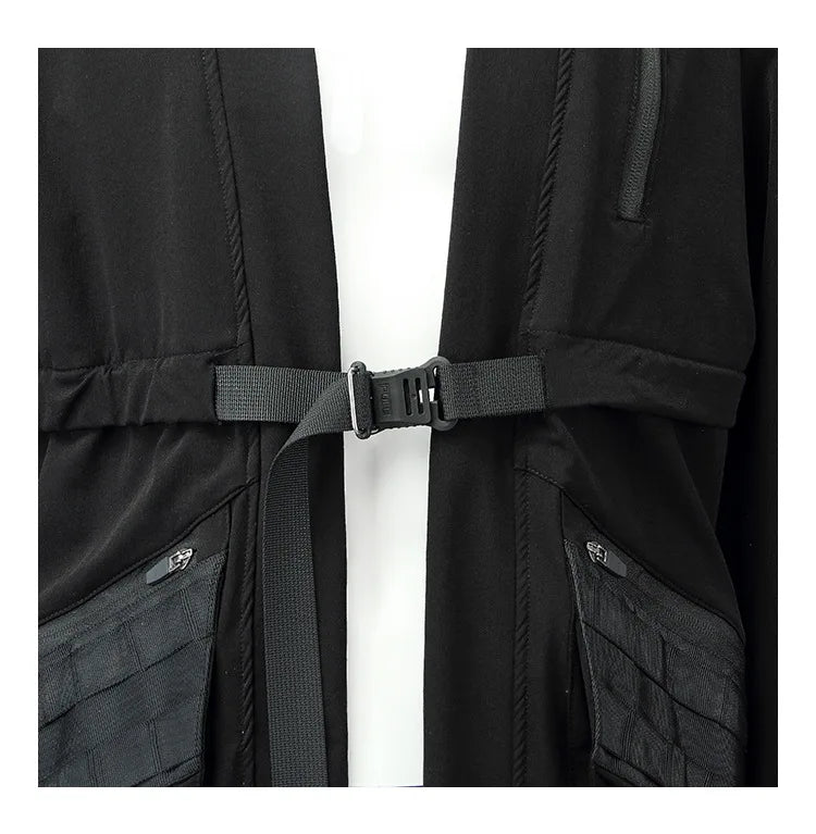 shop and buy Cyberpunk Haori Utility Windbreaker kimono