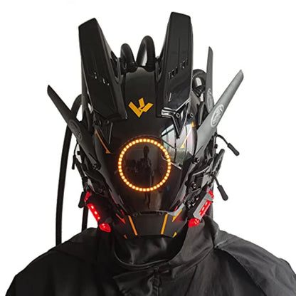 Cyberpunk Techwear LED Mask