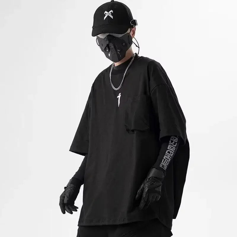 shop and buy Signal Override Cyberpunk Graphic Tee