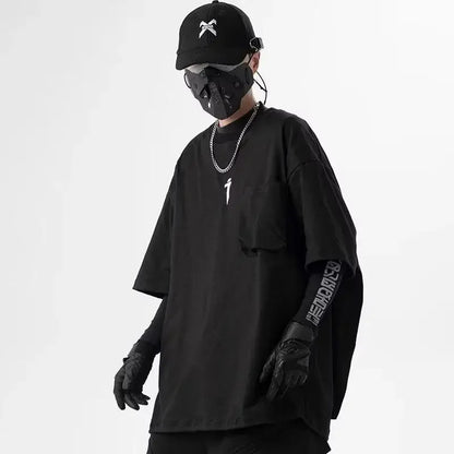 shop and buy Signal Override Cyberpunk Graphic Tee