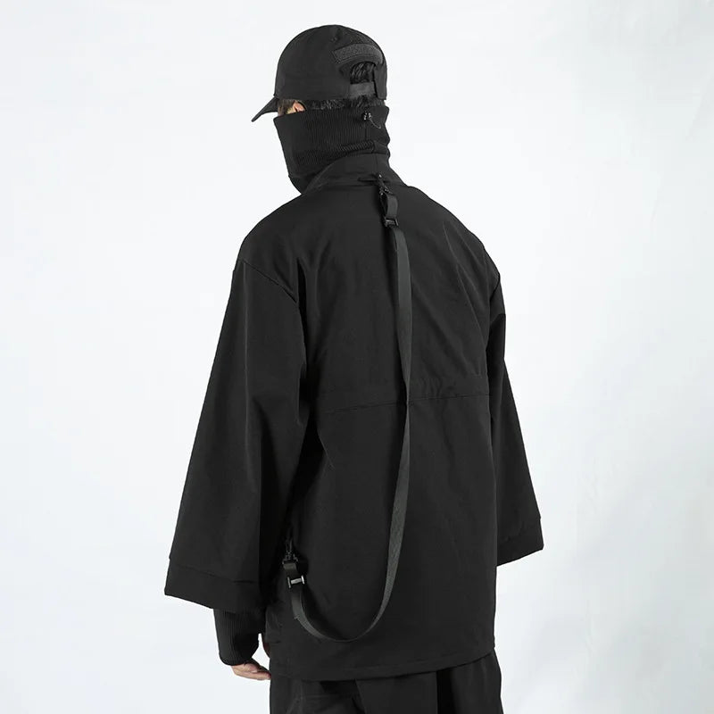 shop and buy Cyberpunk Haori Utility Windbreaker kimono