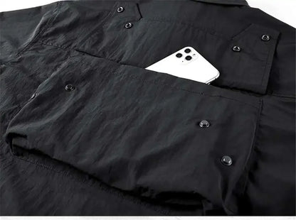 shop and buy Longsleeve Cargo Shirt