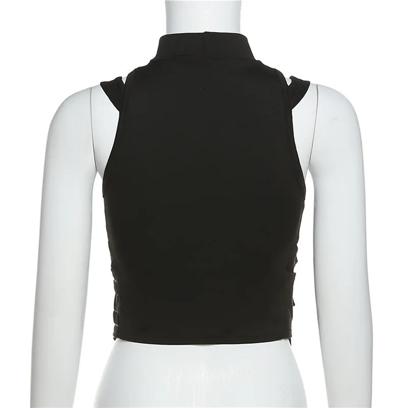 shop and buy Women's Techwear Tactical Crop Top
