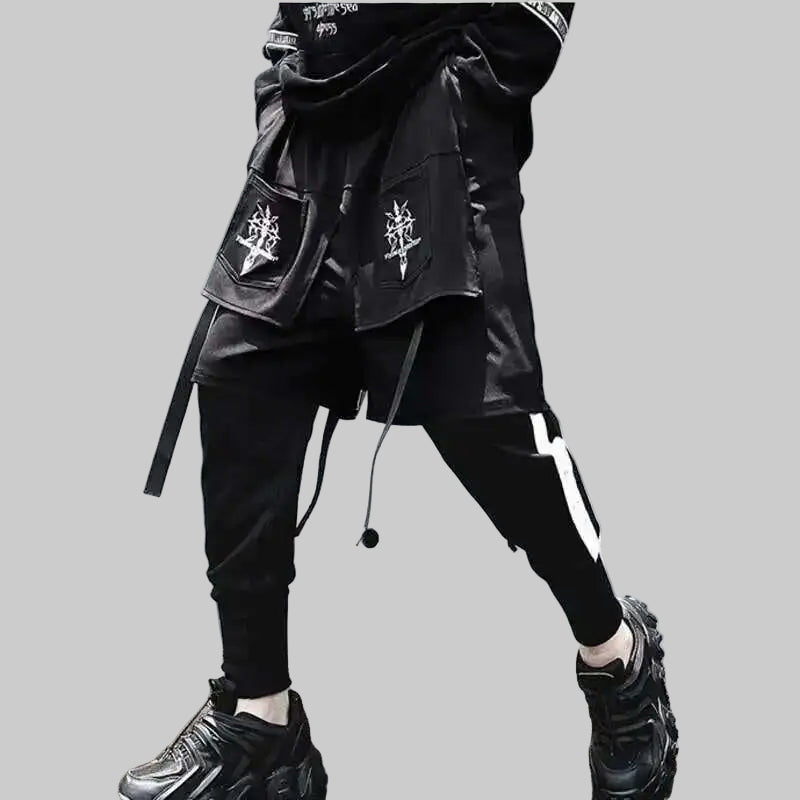 shop and buy Men's Darkwear Layered Tactical Pants