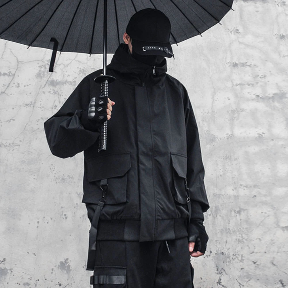 shop and buy Techwear Cargo Jacket 
