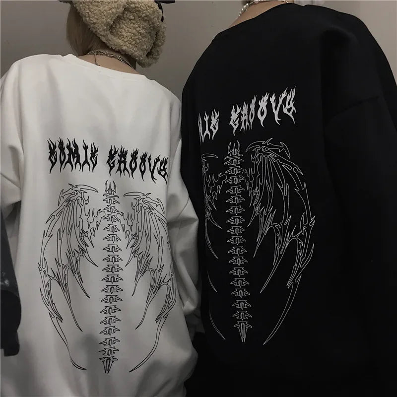 Crimson Vertebrae Sweatshirt