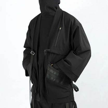 shop and buy Cyberpunk Haori Utility Windbreaker kimono