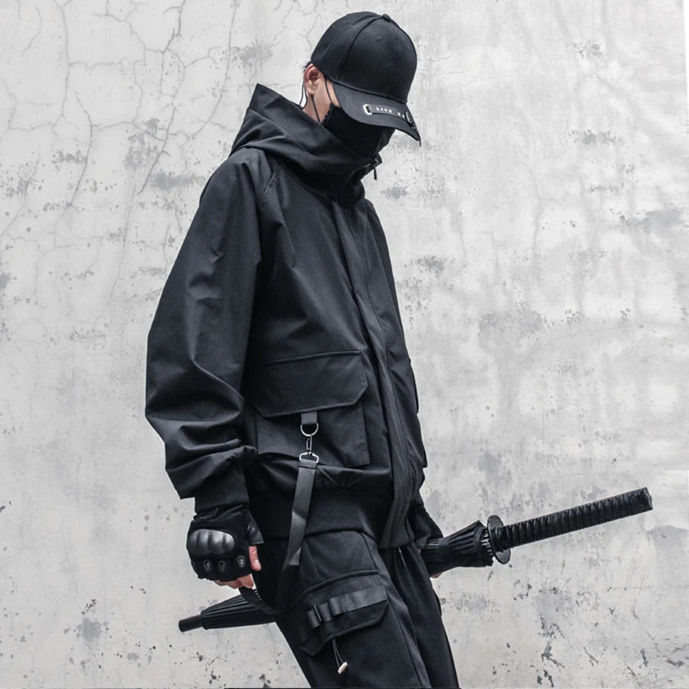 shop and buy Techwear Cargo Jacket 