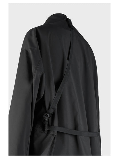 shop and buy Functional Techwear Kimono Jacket with Weather-Resistant Pockets