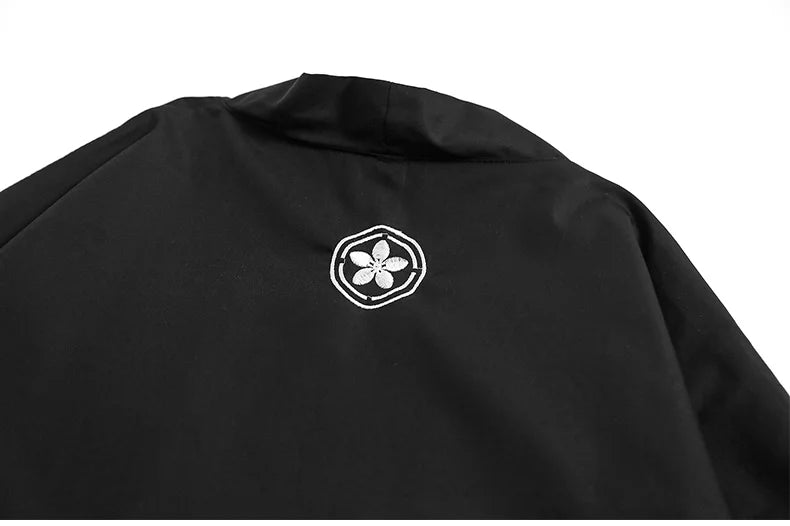 shop and buy Black Techwear Streetwear Robe Set
