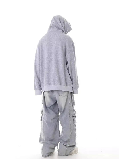 shop and buy GlitchCore Denim Baggy Jeans