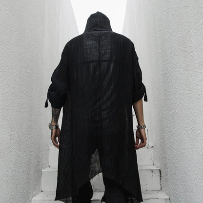 shop and buy Gothic Crinkle Fabric Cape Cloak