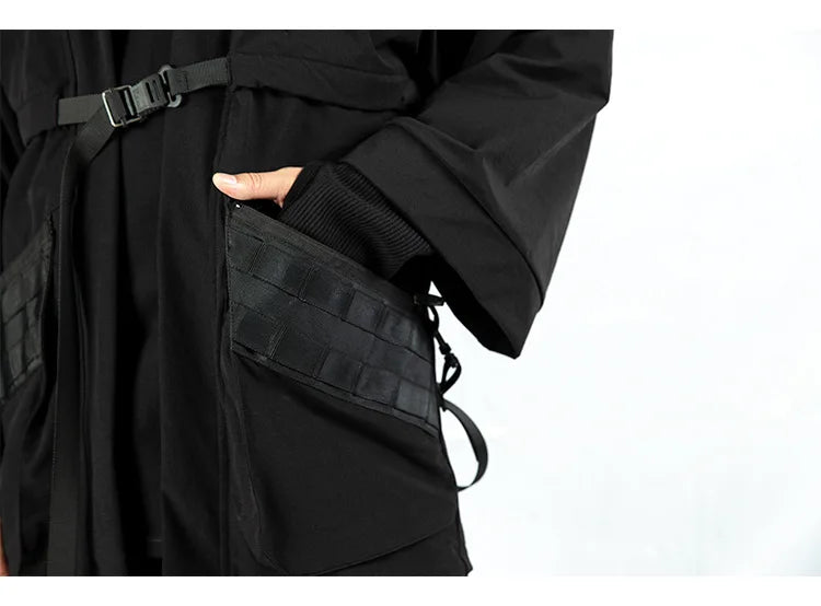 shop and buy Cyberpunk Haori Utility Windbreaker kimono