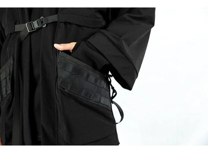 shop and buy Cyberpunk Haori Utility Windbreaker kimono