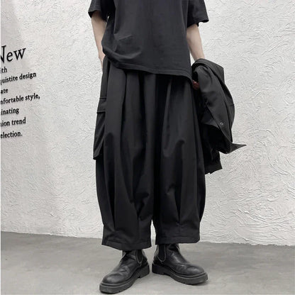shop and buy Oversized Hakama Cargo Bottoms