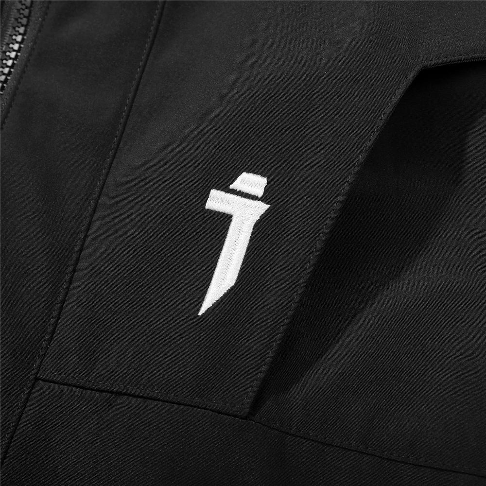 shop and buy double zip cargo longline jacket