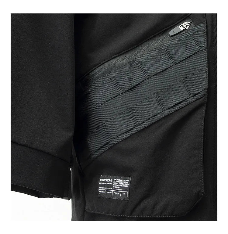 shop and buy Cyberpunk Haori Utility Windbreaker kimono