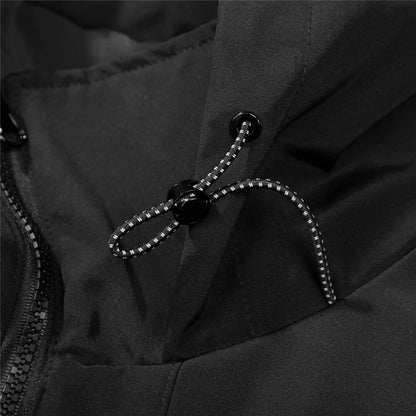 shop and buy double zip cargo longline jacket