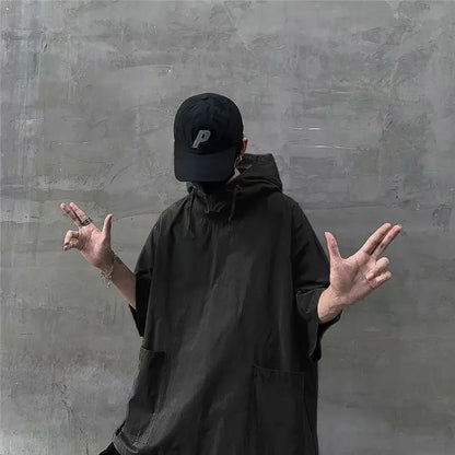 shop and buy Shadow Cowl Hooded T-Shirt