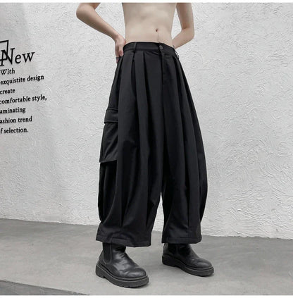 shop and buy Oversized Hakama Cargo Bottoms
