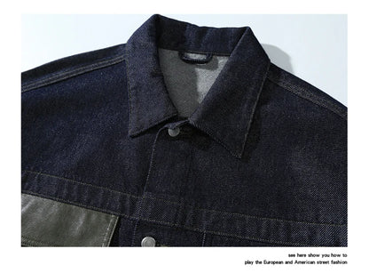 shop and buy Cargo Denim Jacket