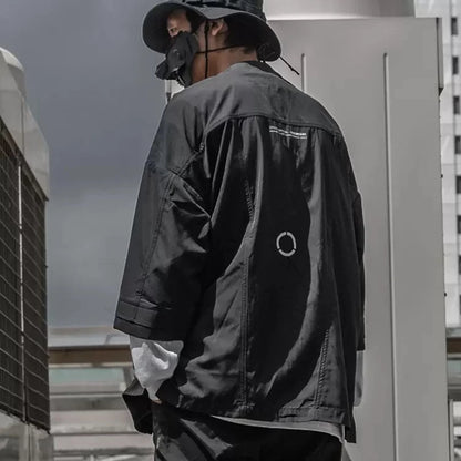shop and Tactical Wide Sleeve Open Front Jacket