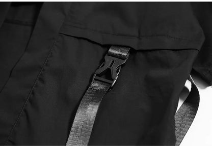 shop and buy Black Techwear Streetwear Robe Set