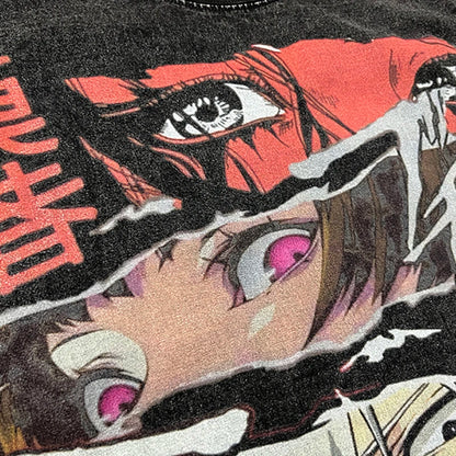 shop and buy Oversized Anime Eyes Shirt