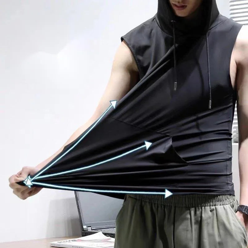 shop and buy Umbra-X Hooded Sleeveless Shirt