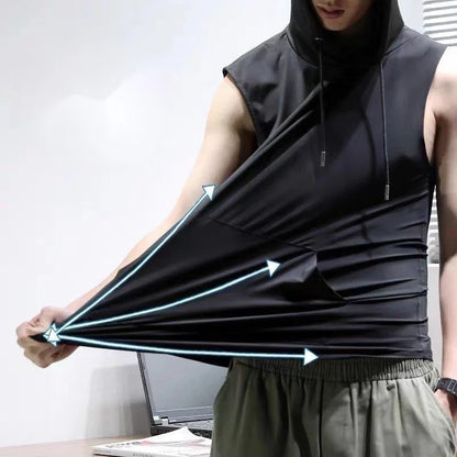 shop and buy Umbra-X Hooded Sleeveless Shirt