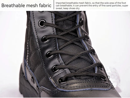 shop and buy shop and buy Black Tactical Side Zip Boots