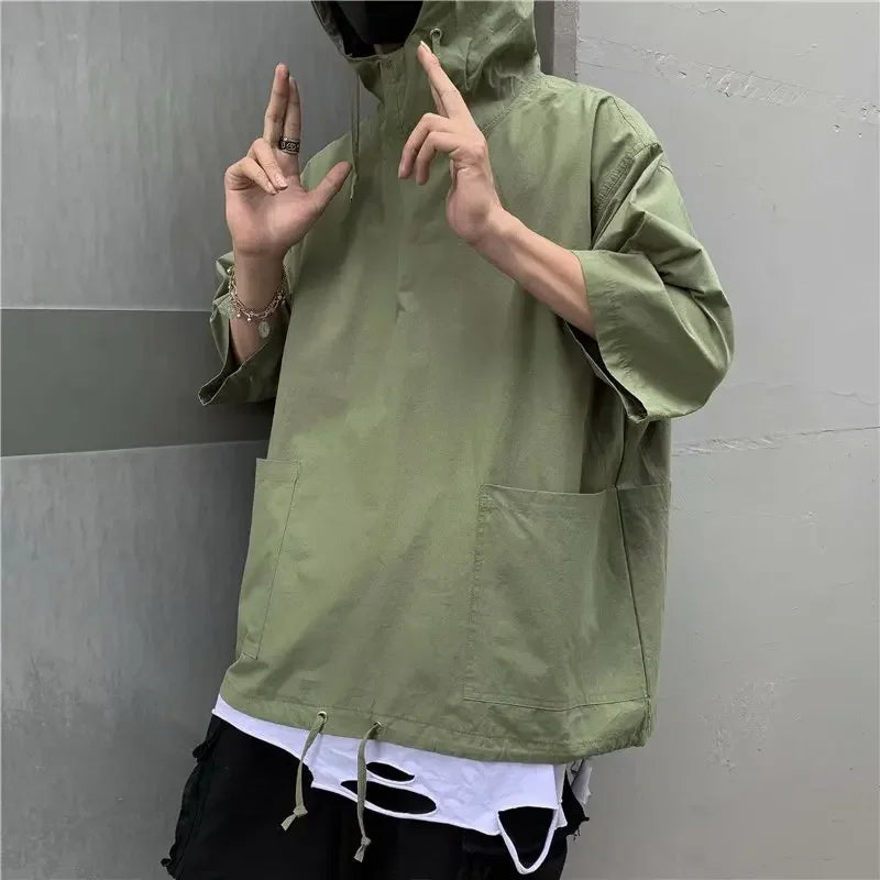 shop and buy Shadow Cowl Hooded T-Shirt