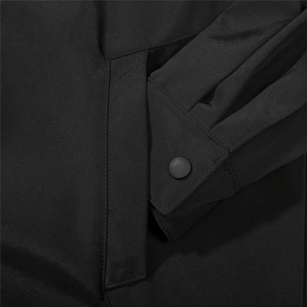 shop and buy double zip cargo longline jacket