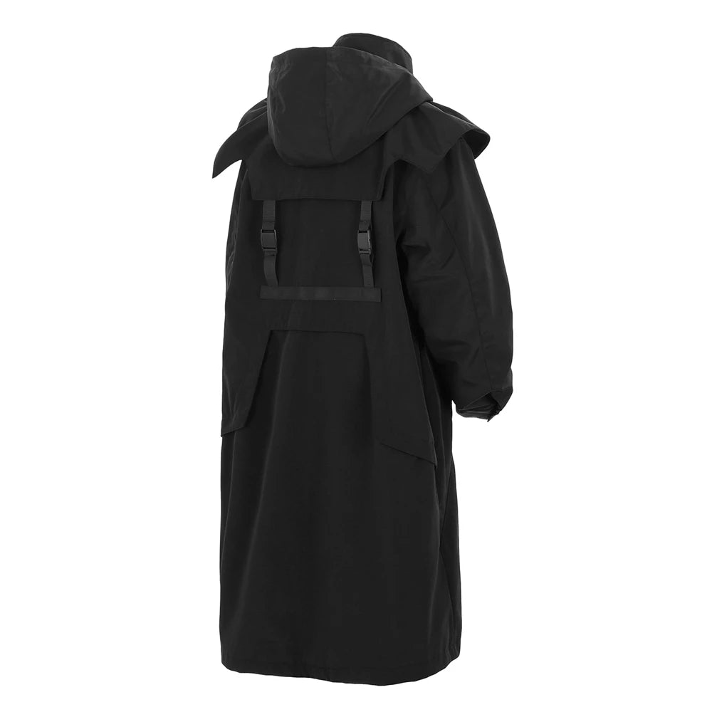 shop and buy double zip cargo longline jacket