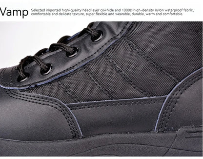 shop and buy shop and buy Black Tactical Side Zip Boots