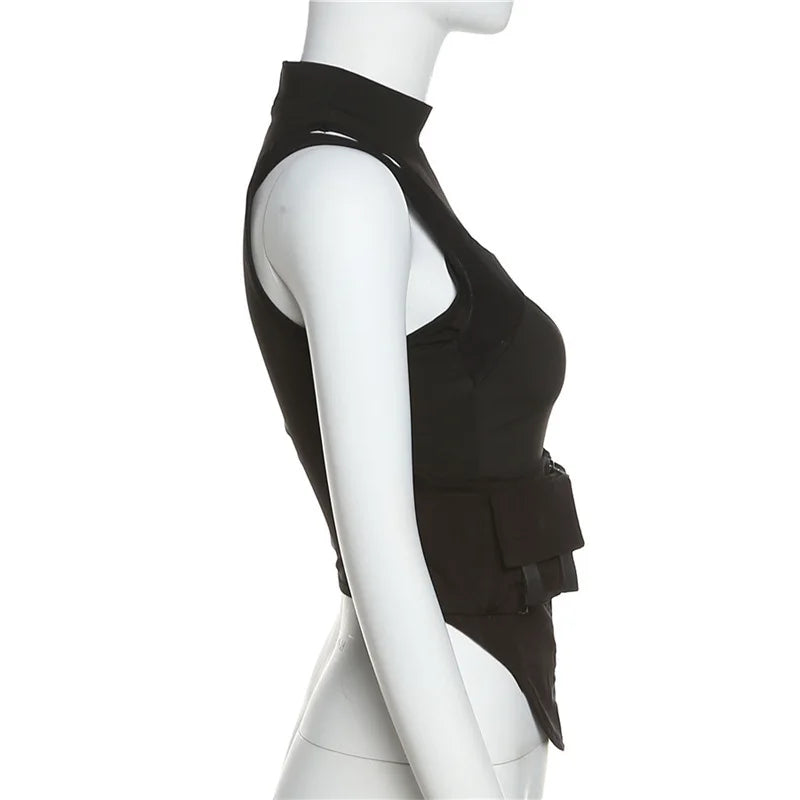 shop and buy Women's Techwear Tactical Crop Top