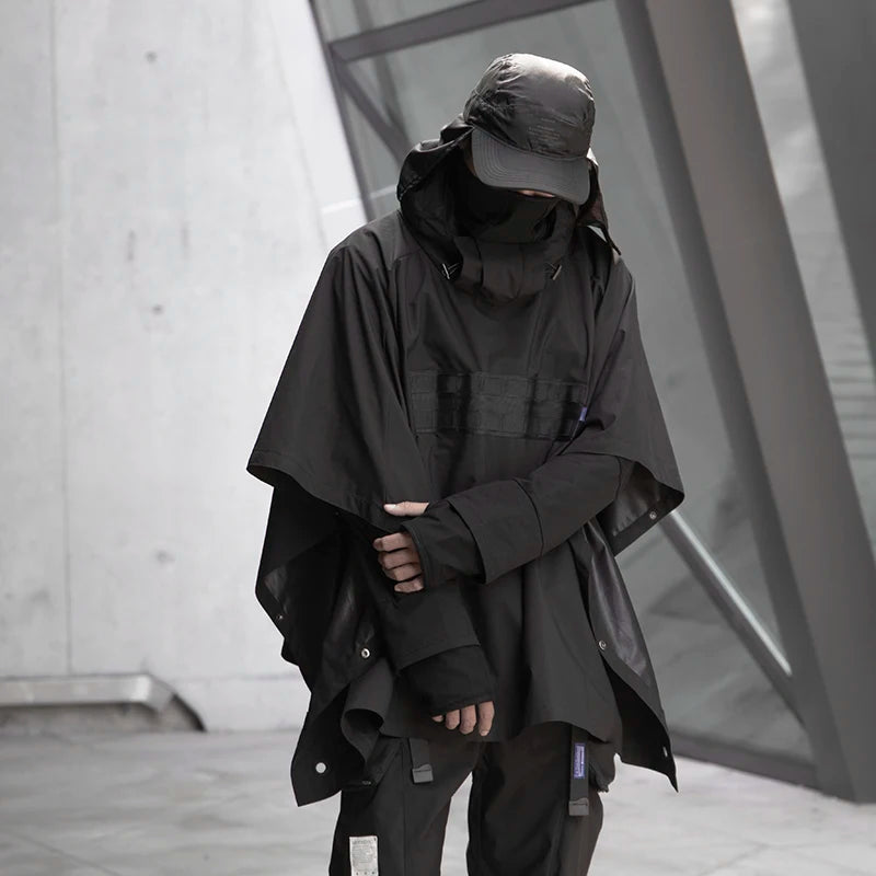 shop and buy Urban Waterproof Techwear Poncho