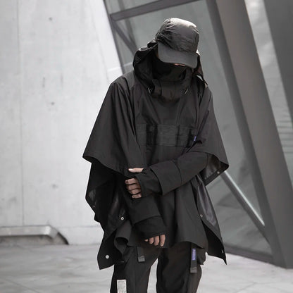 shop and buy Urban Waterproof Techwear Poncho