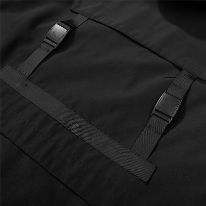 shop and buy double zip cargo longline jacket