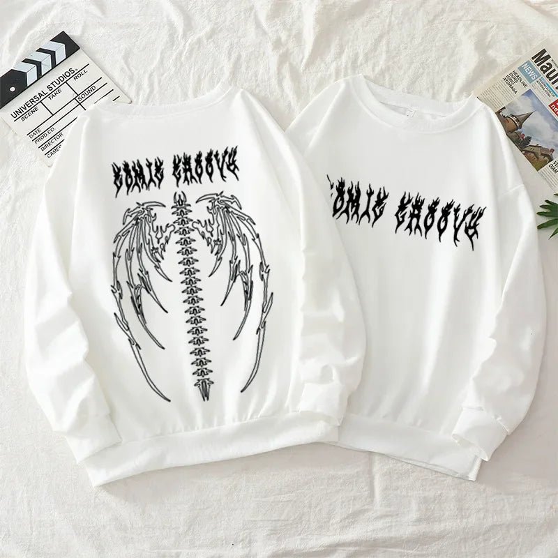 Crimson Vertebrae Sweatshirt