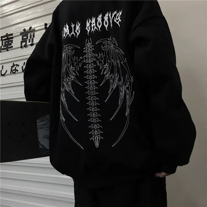 Crimson Vertebrae Sweatshirt