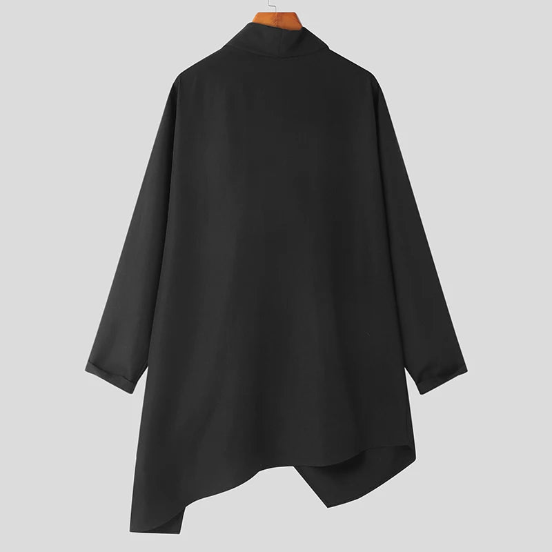 shop and buy Urban Ninja Cowl Neck Overcoat Cloak