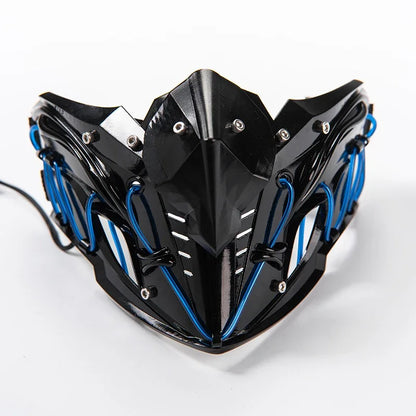 Cyberpunk Mechanical Ninja Mask