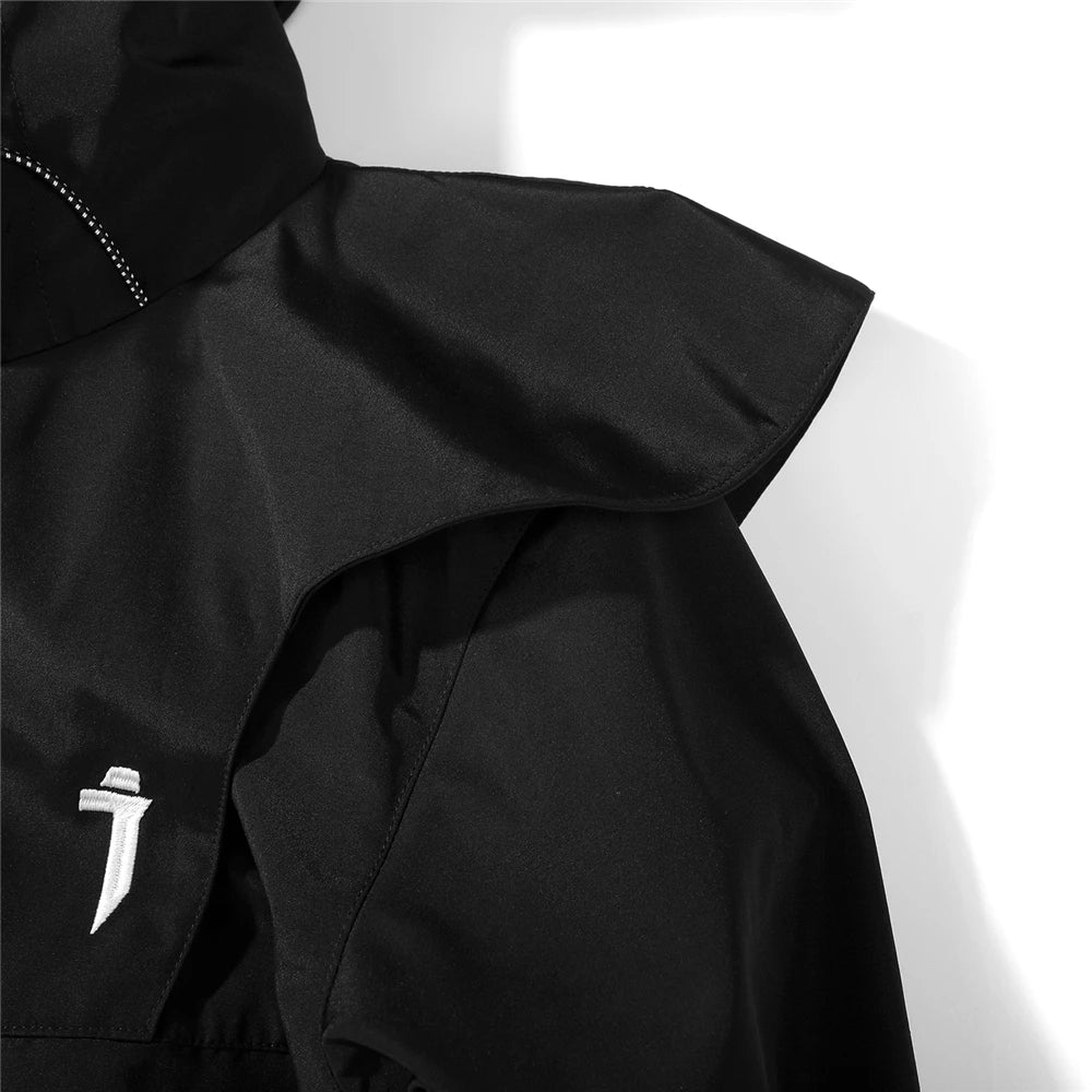 shop and buy double zip cargo longline jacket